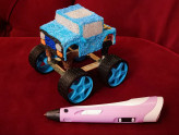 قلم طراحی سه بعدی 3D PEN-2 اورجینال | نمایشگر دار با تنظیم سرعت و فیلامنت PLA و ABS