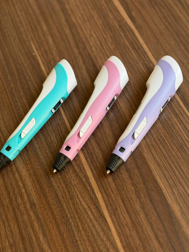 قلم طراحی سه بعدی 3D PEN-2 اورجینال | نمایشگر دار با تنظیم سرعت و فیلامنت PLA و ABS